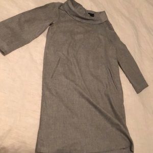 Theory Magrite grey shift dress
